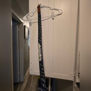 Navy Blue Patterned Women's Belt